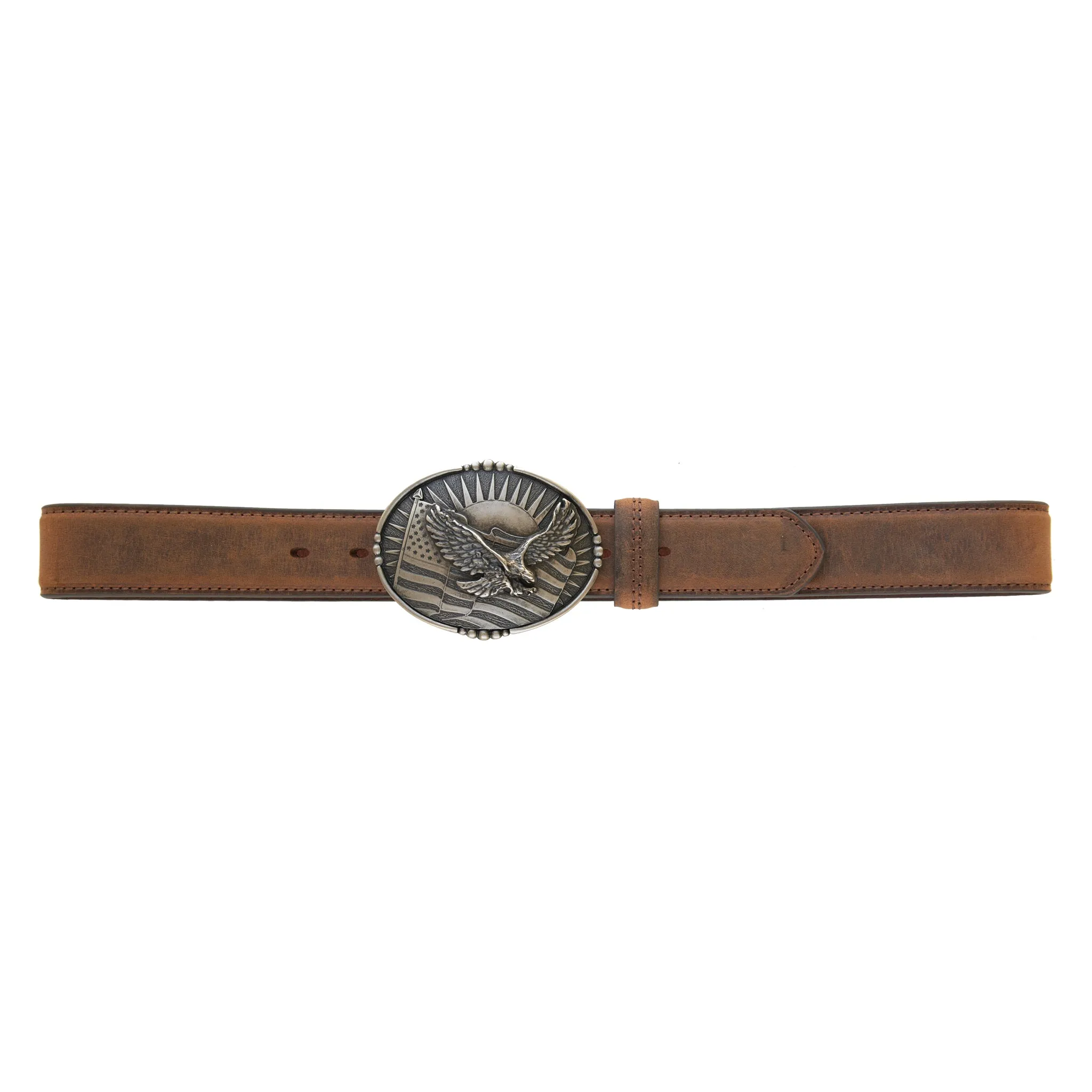 1 1/2" Eagle Plaque Buckle Belt