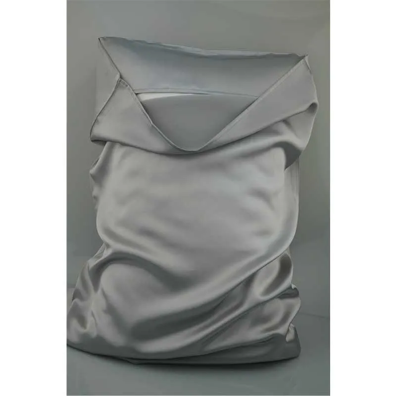 19 Momme silk pillowcase - Envelope - Queen - Silver Grey