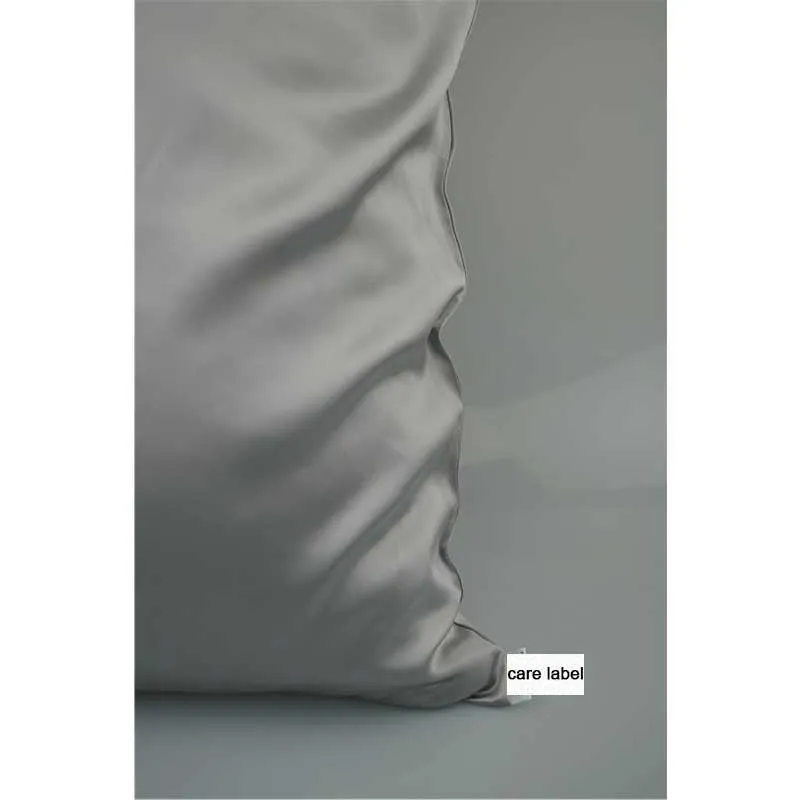 19 Momme silk pillowcase - Envelope - Queen - Silver Grey