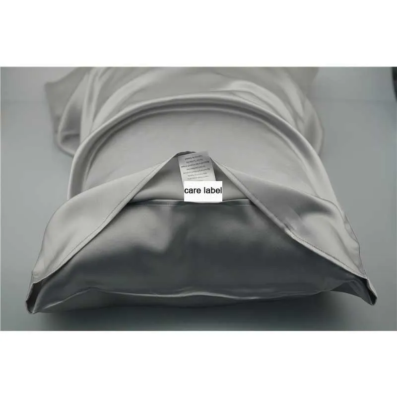 19 Momme silk pillowcase - Envelope - Queen - Silver Grey