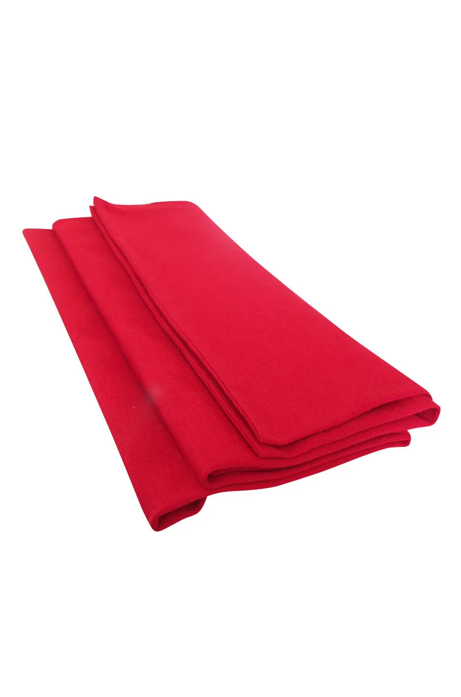 1970s Red Yves Saint Laurent Jersey Knit Scarf