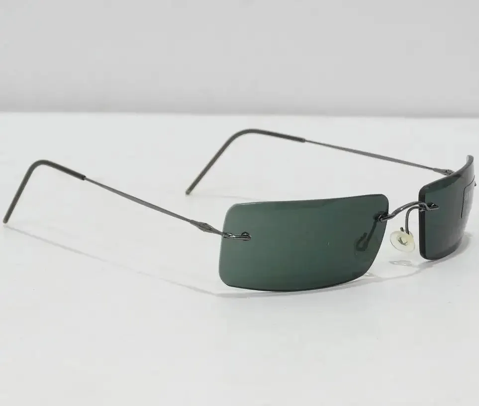 1990s Giorgio Armani Blue Frame Sunglasses