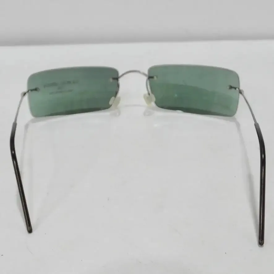 1990s Giorgio Armani Blue Frame Sunglasses