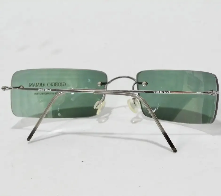 1990s Giorgio Armani Blue Frame Sunglasses
