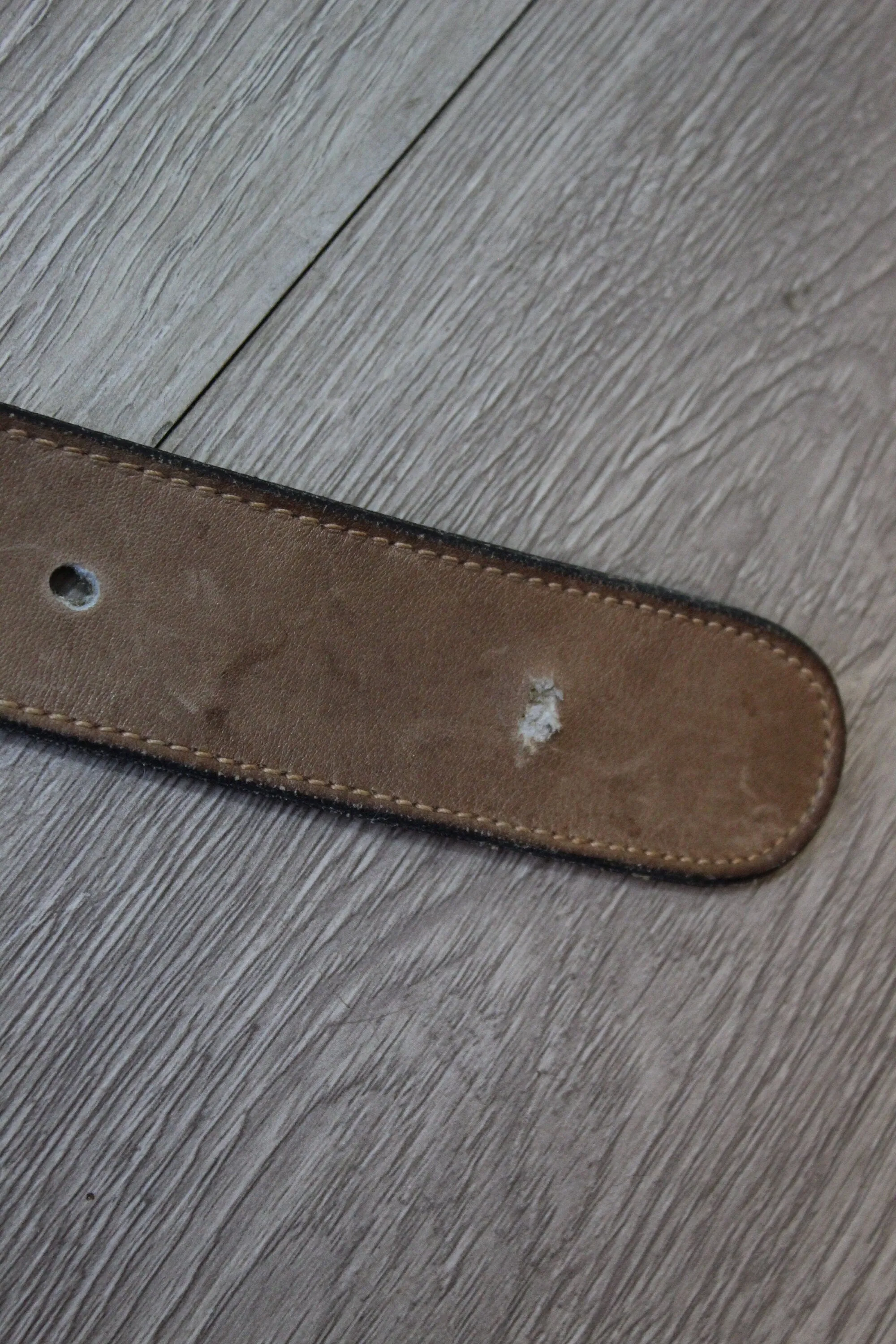 1990s GUCCI designer leather belt small medium | new spring summer