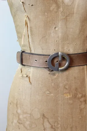 1990s GUCCI designer leather belt small medium | new spring summer