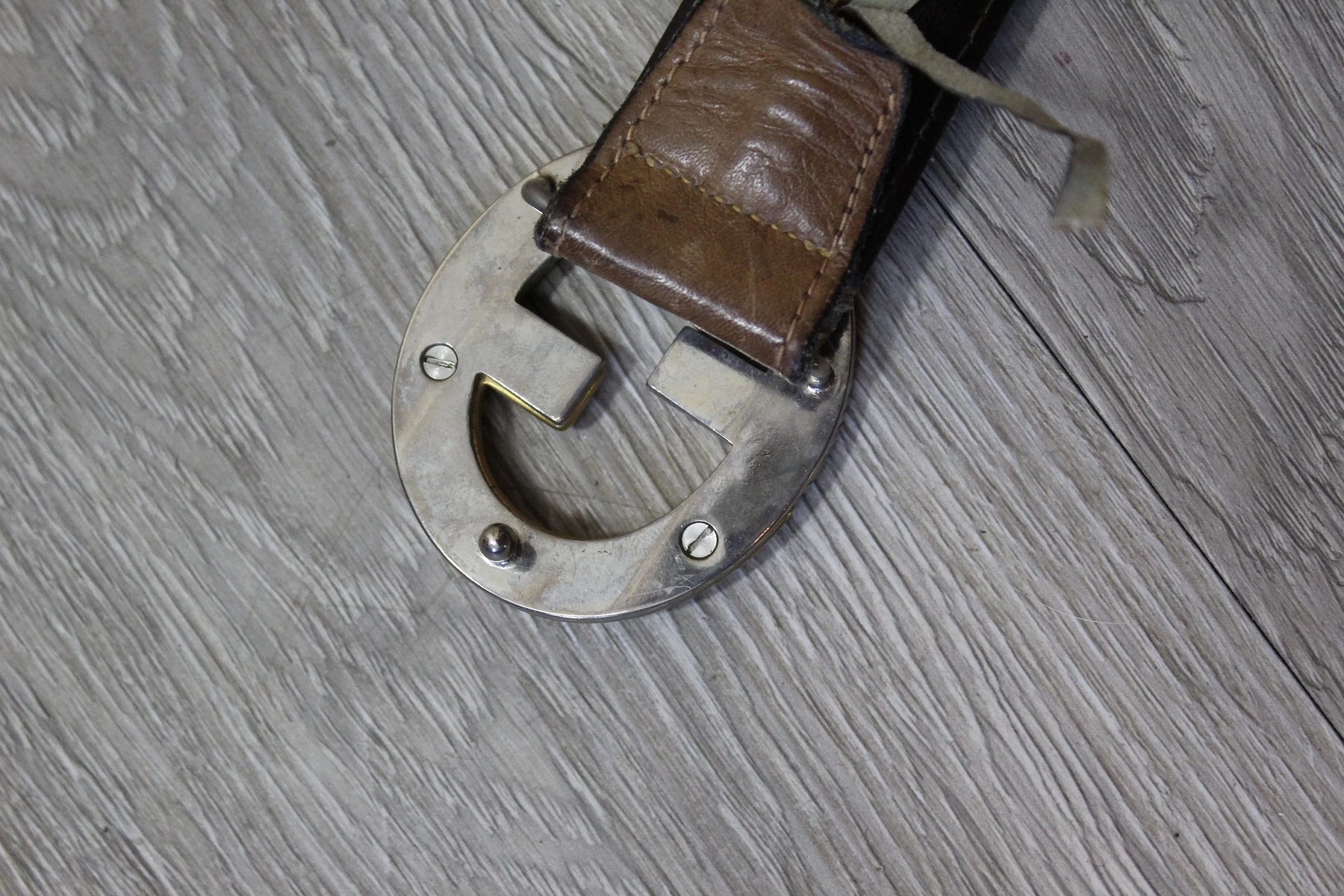 1990s GUCCI designer leather belt small medium | new spring summer
