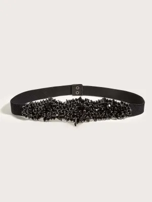1pc Bead Decor Belt