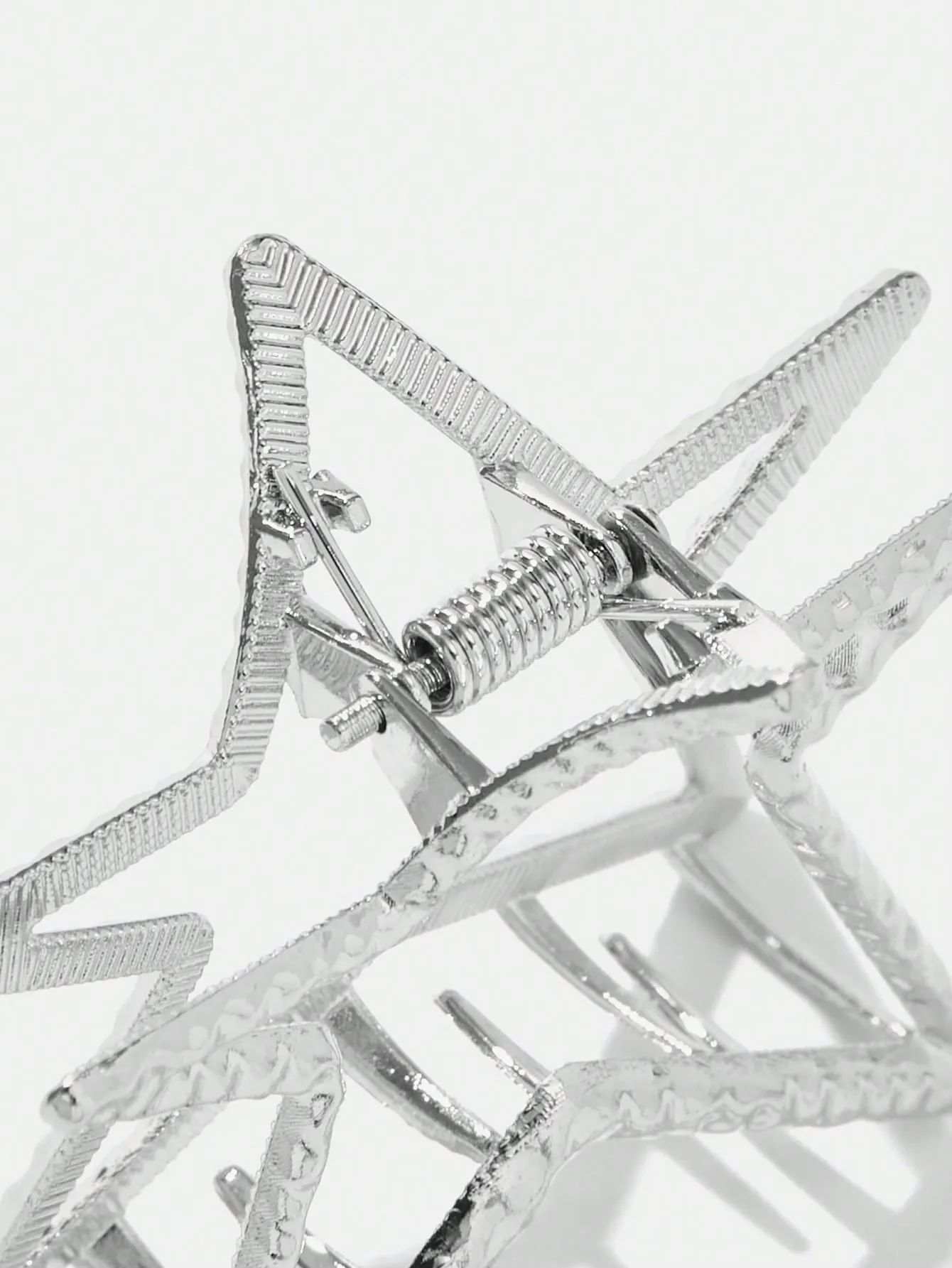 1pc Metallic Star Detail Hair Clip
