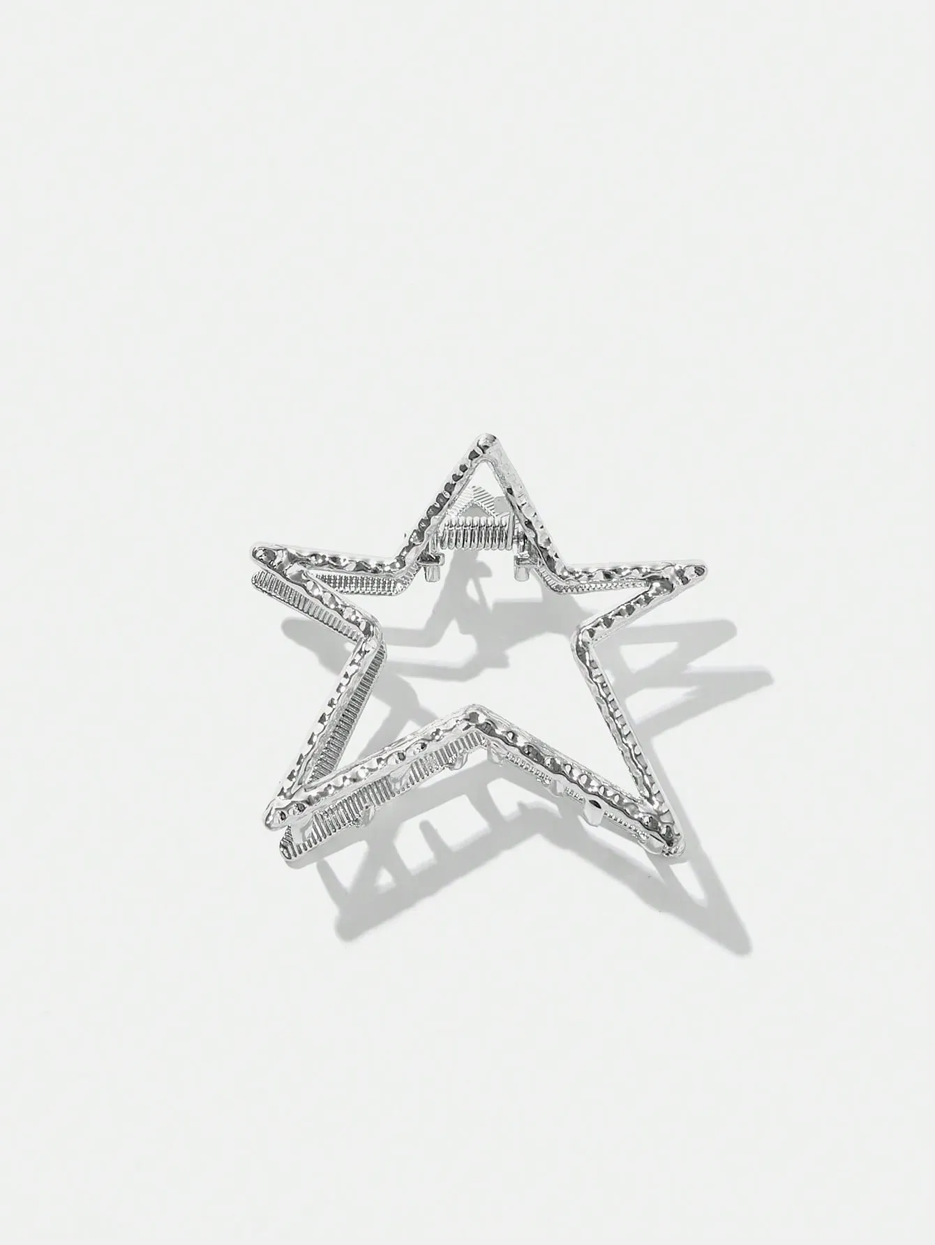 1pc Metallic Star Detail Hair Clip