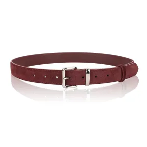 2024 New Suede Cowhide Belt for Women Stylish Genuine Leather Waist Belt Silver Buckle Waistband Jeans and Pants Skinny Belts
