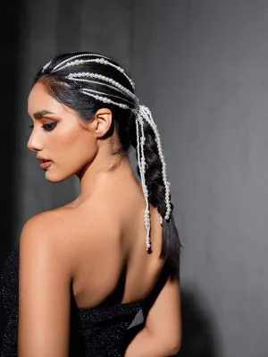 3pcs/Set Metallic Shell Hair Accessories Chain