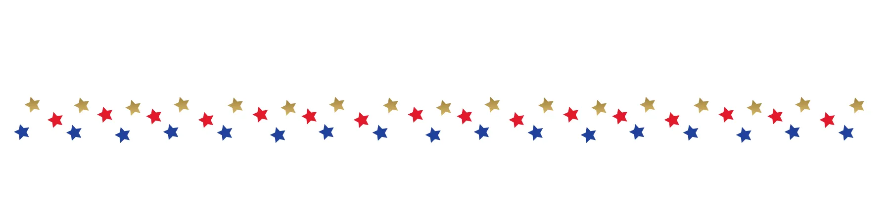 4th Of July: Stars Bracelet