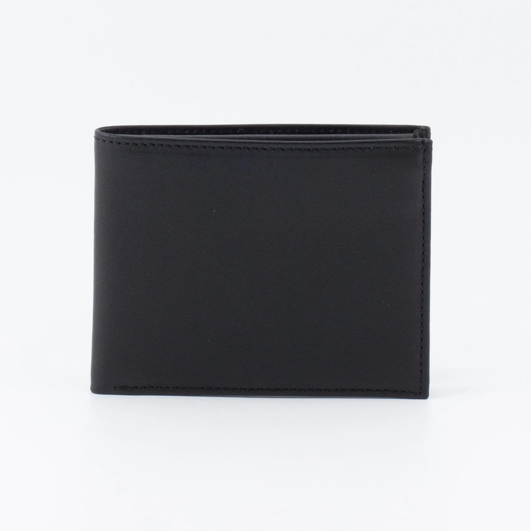 A Bifold, Premium Leather Wallet (Anthracite - Black)