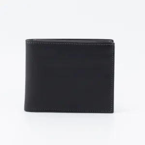 A Bifold, Premium Leather Wallet (Burgundy - Black)