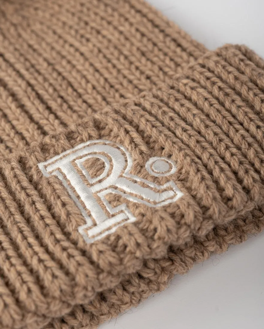 Academy Embroidered Pom Pom Beanie