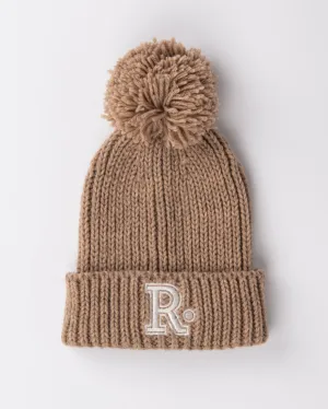 Academy Embroidered Pom Pom Beanie