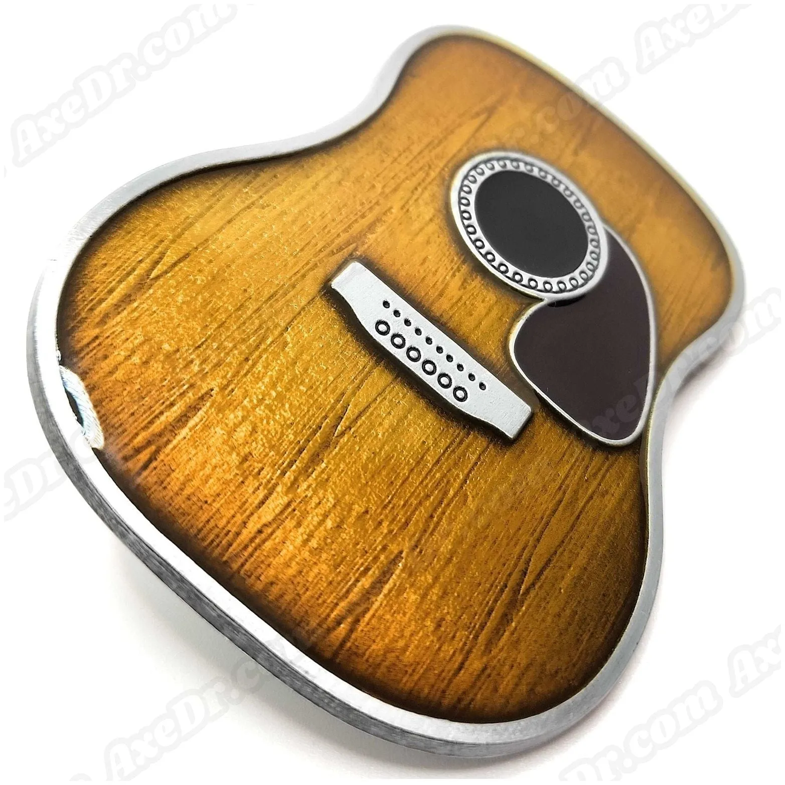 Acoustic Guitar Belt Buckle Copper