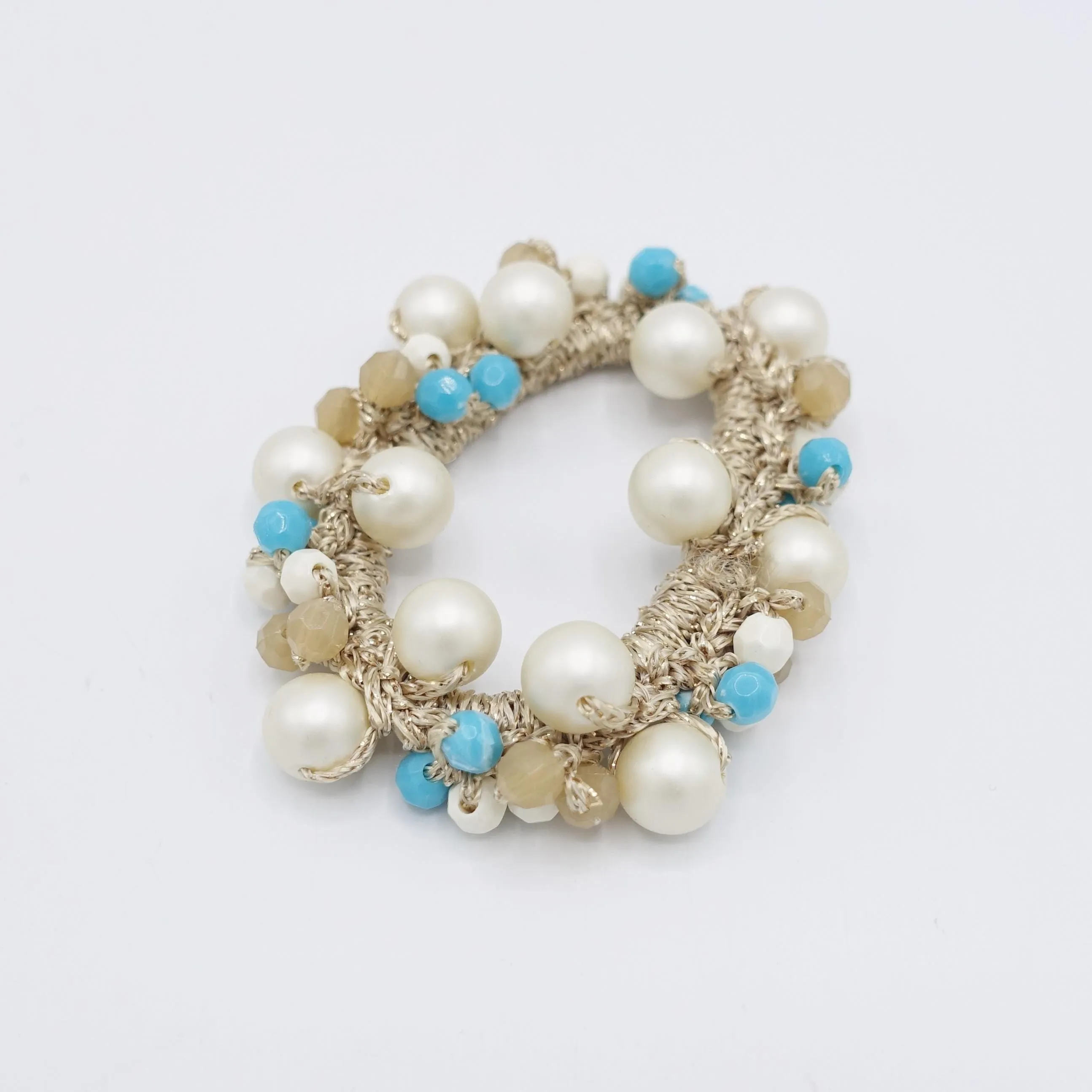 acrylic beaded scrunchies, cute scrunchies for women