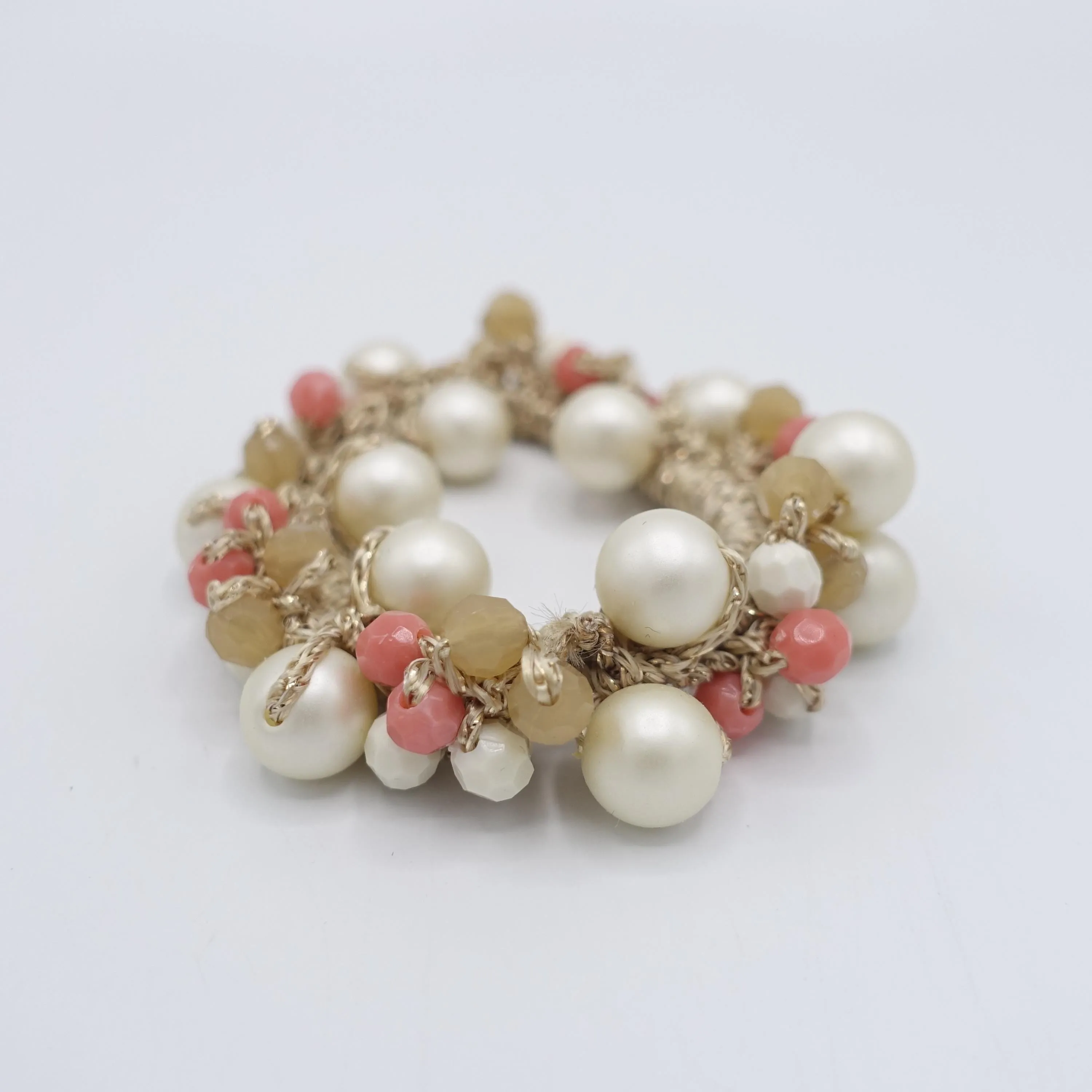 acrylic beaded scrunchies, cute scrunchies for women