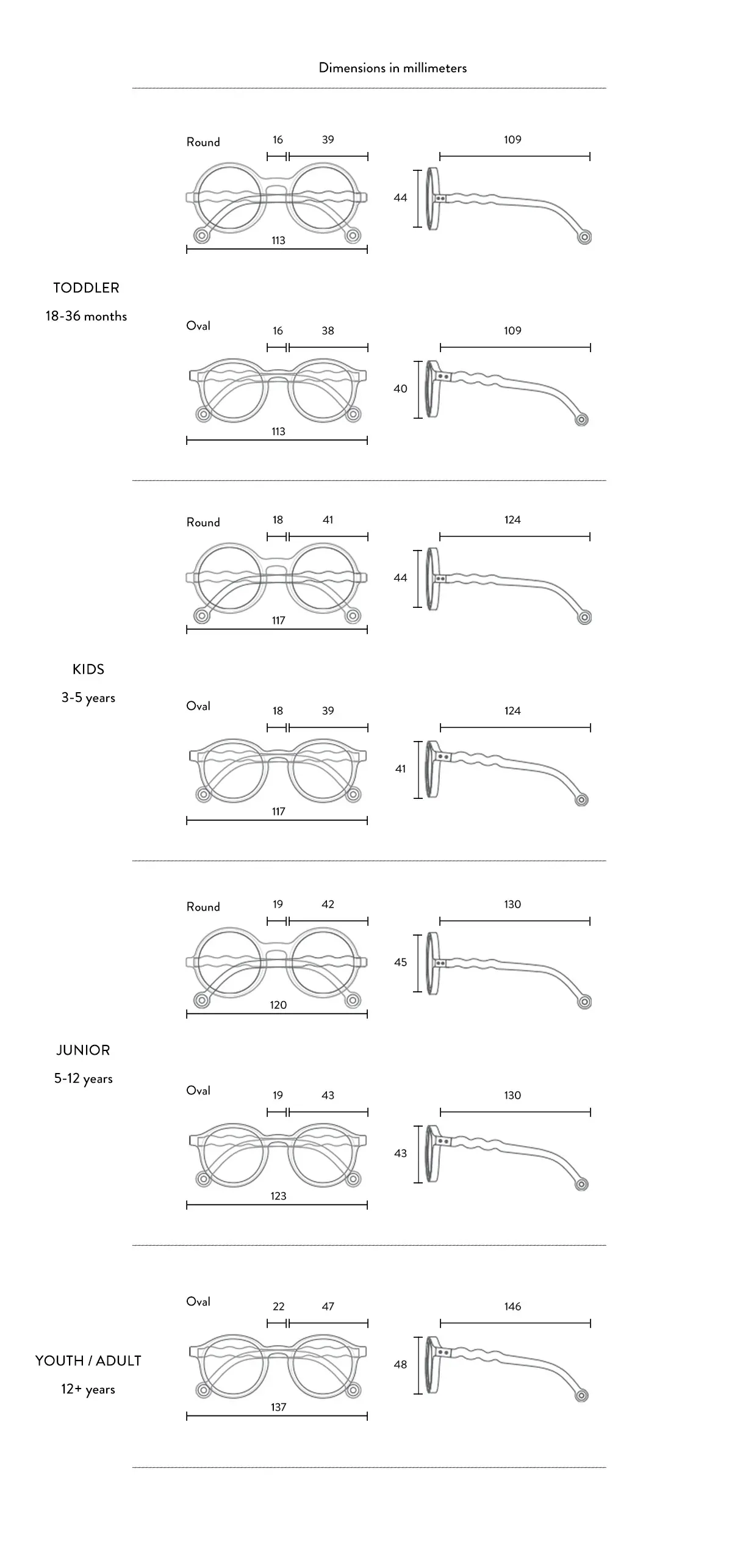 ADULT Oval Sunglasses-Wild Flower