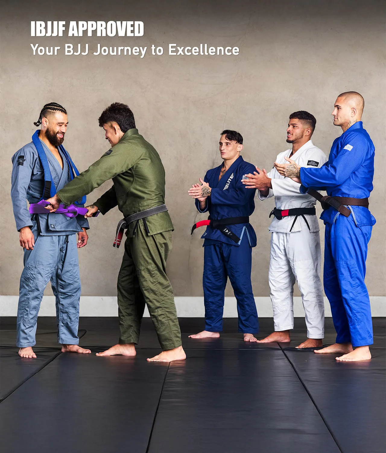 Adults' Brazilian Jiu Jitsu BJJ Purple Belt