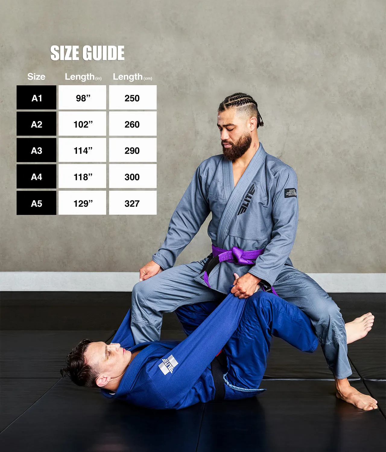 Adults' Brazilian Jiu Jitsu BJJ Purple Belt