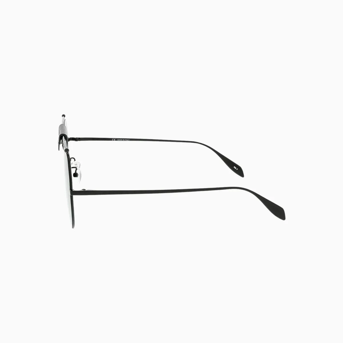 Alexander McQueen Metal Black Sunglasses