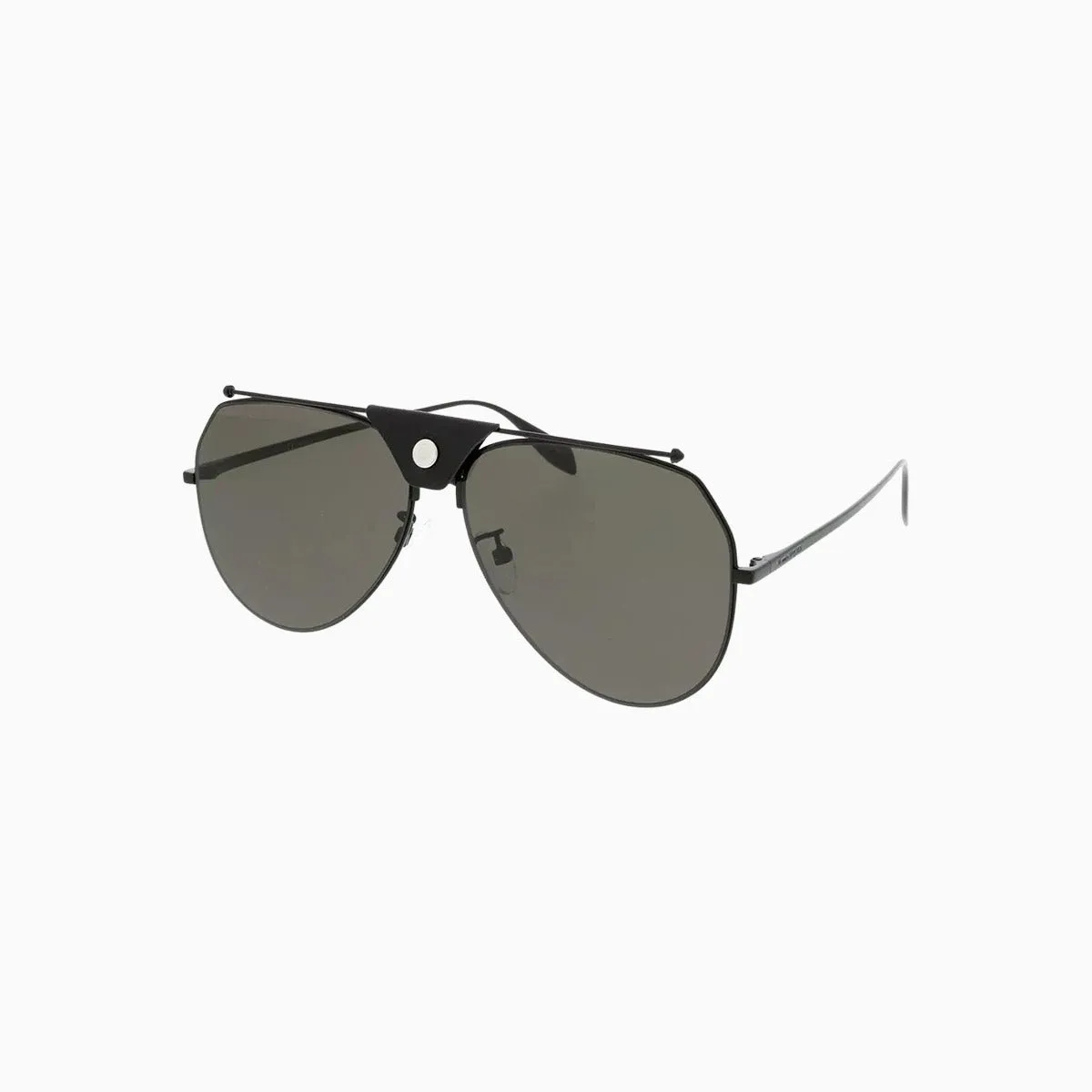 Alexander McQueen Metal Black Sunglasses