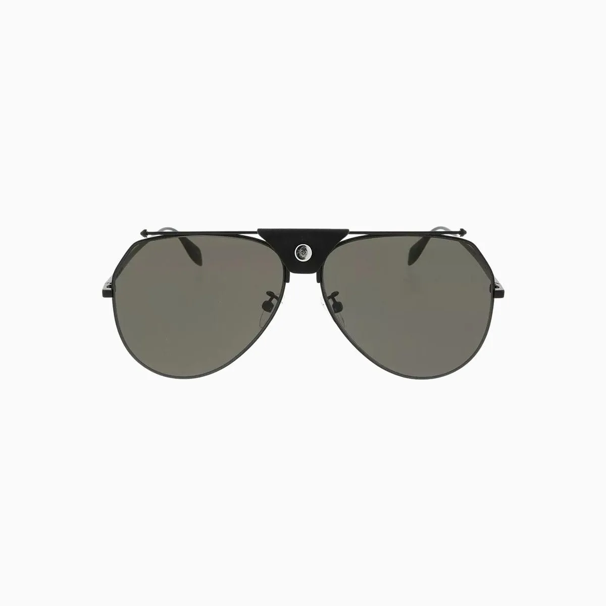 Alexander McQueen Metal Black Sunglasses