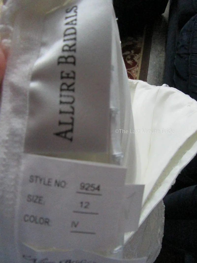 Allure Bridals 9254 size 12