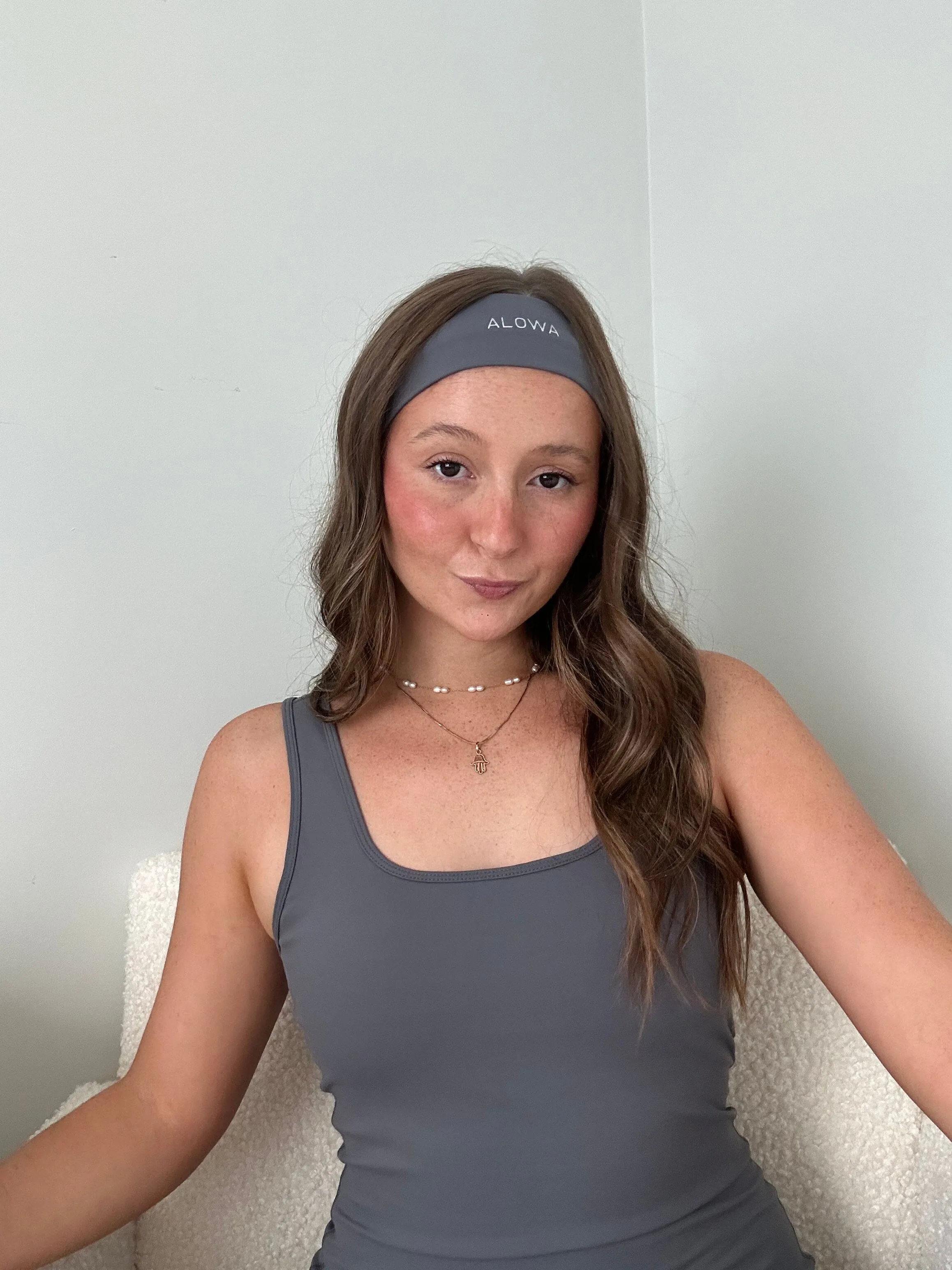 Alowa Headband Grey Mist