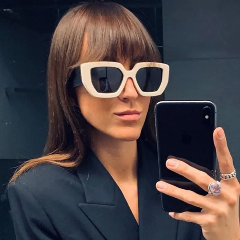 Amélie Hexagon Retro Sunglasses