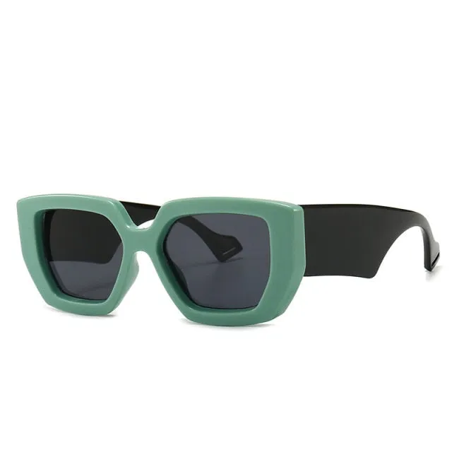 Amélie Hexagon Retro Sunglasses