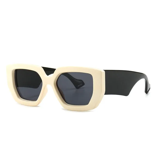 Amélie Hexagon Retro Sunglasses
