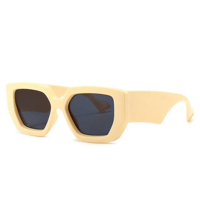 Amélie Hexagon Retro Sunglasses