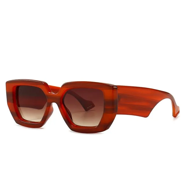 Amélie Hexagon Retro Sunglasses
