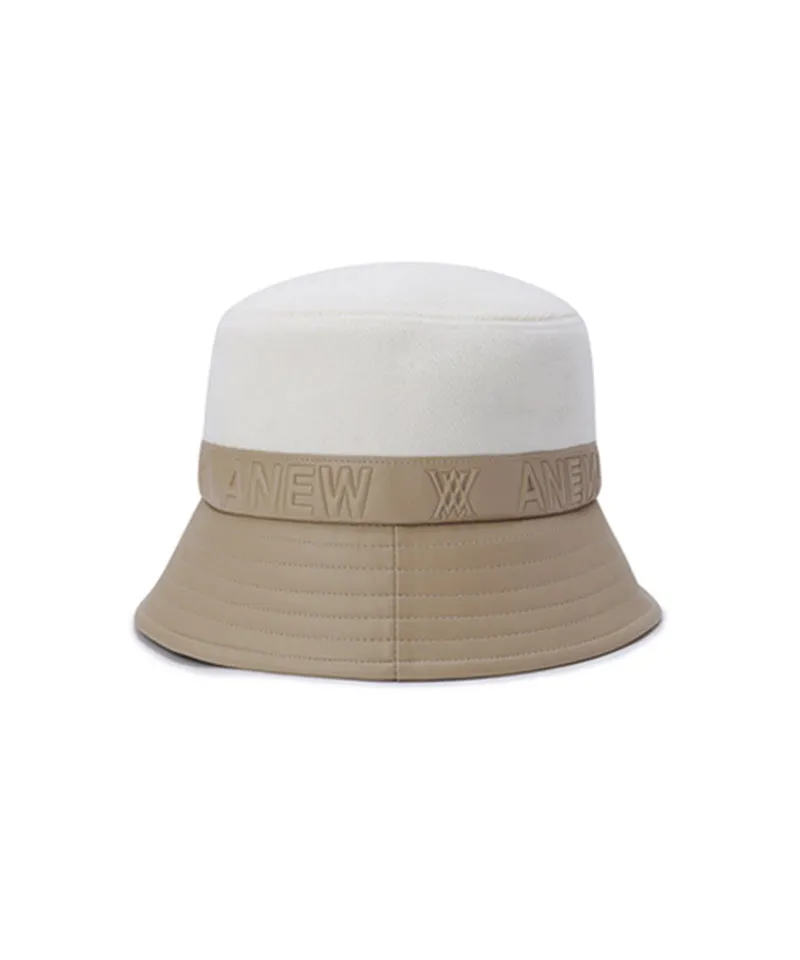 ANEW Golf: Mixed Wool Bucket Hat - Ivory