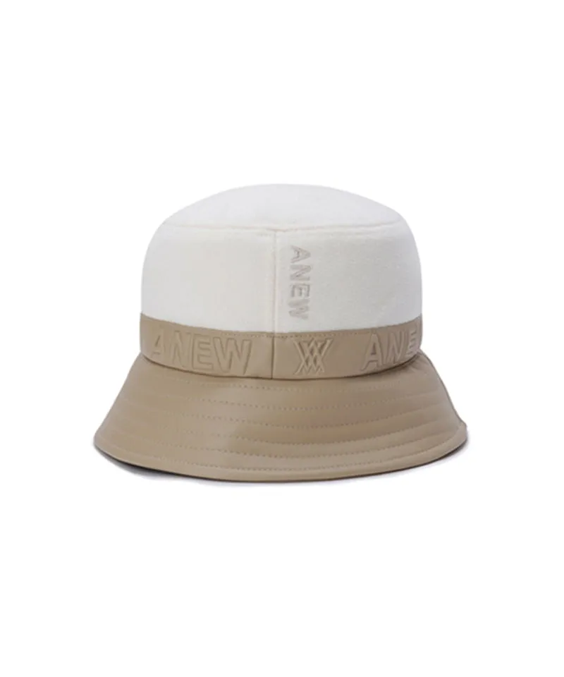ANEW Golf: Mixed Wool Bucket Hat - Ivory