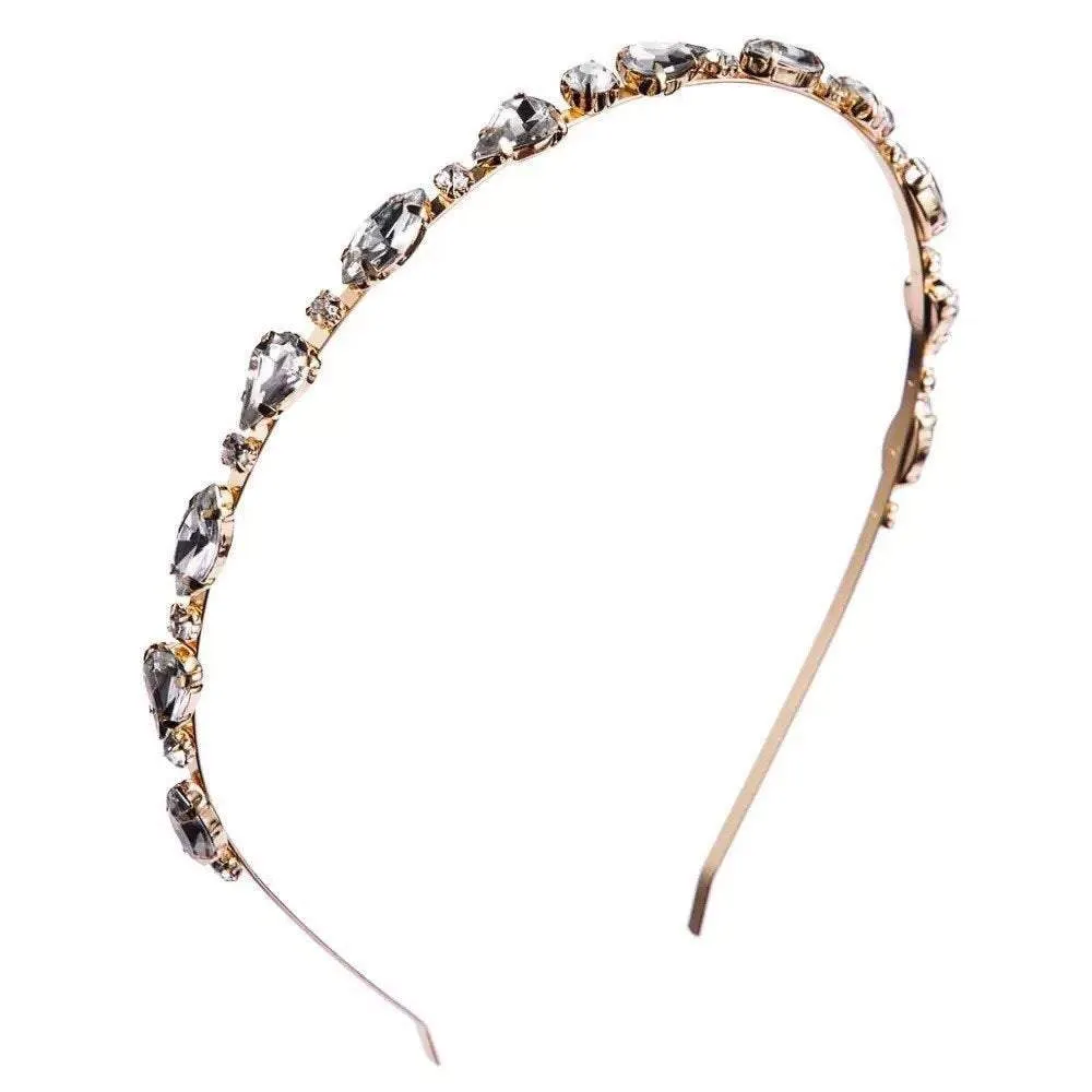 Aurora Golden Crystal Headband
