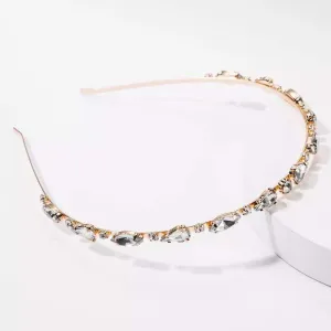 Aurora Golden Crystal Headband