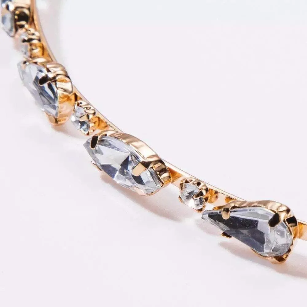 Aurora Golden Crystal Headband
