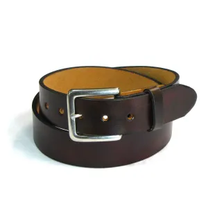 AVT214  1 1/2" Antique Finish Veg. Tan Belt