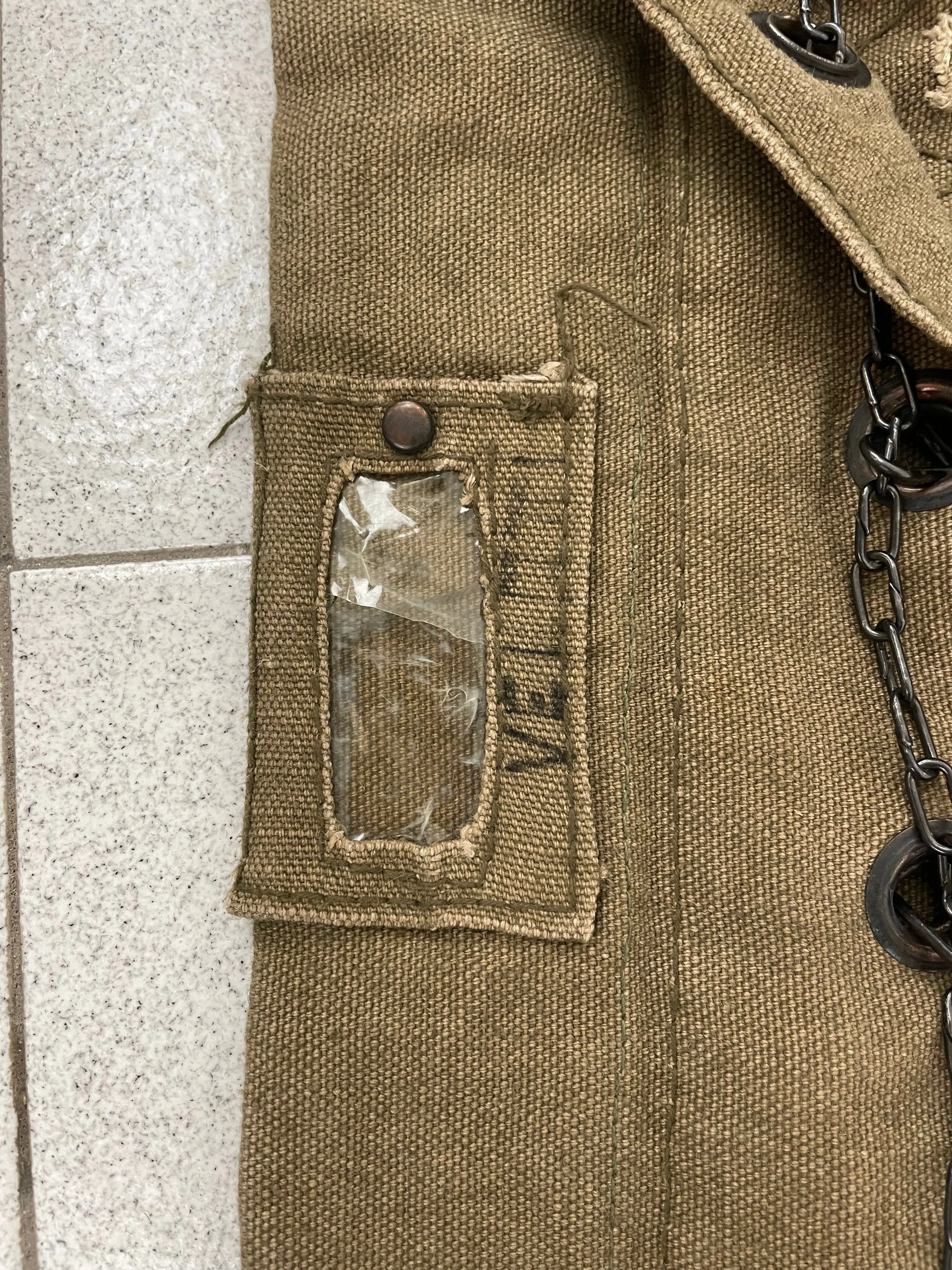 AW2003 Dolce & Gabbana military reconstructed pants