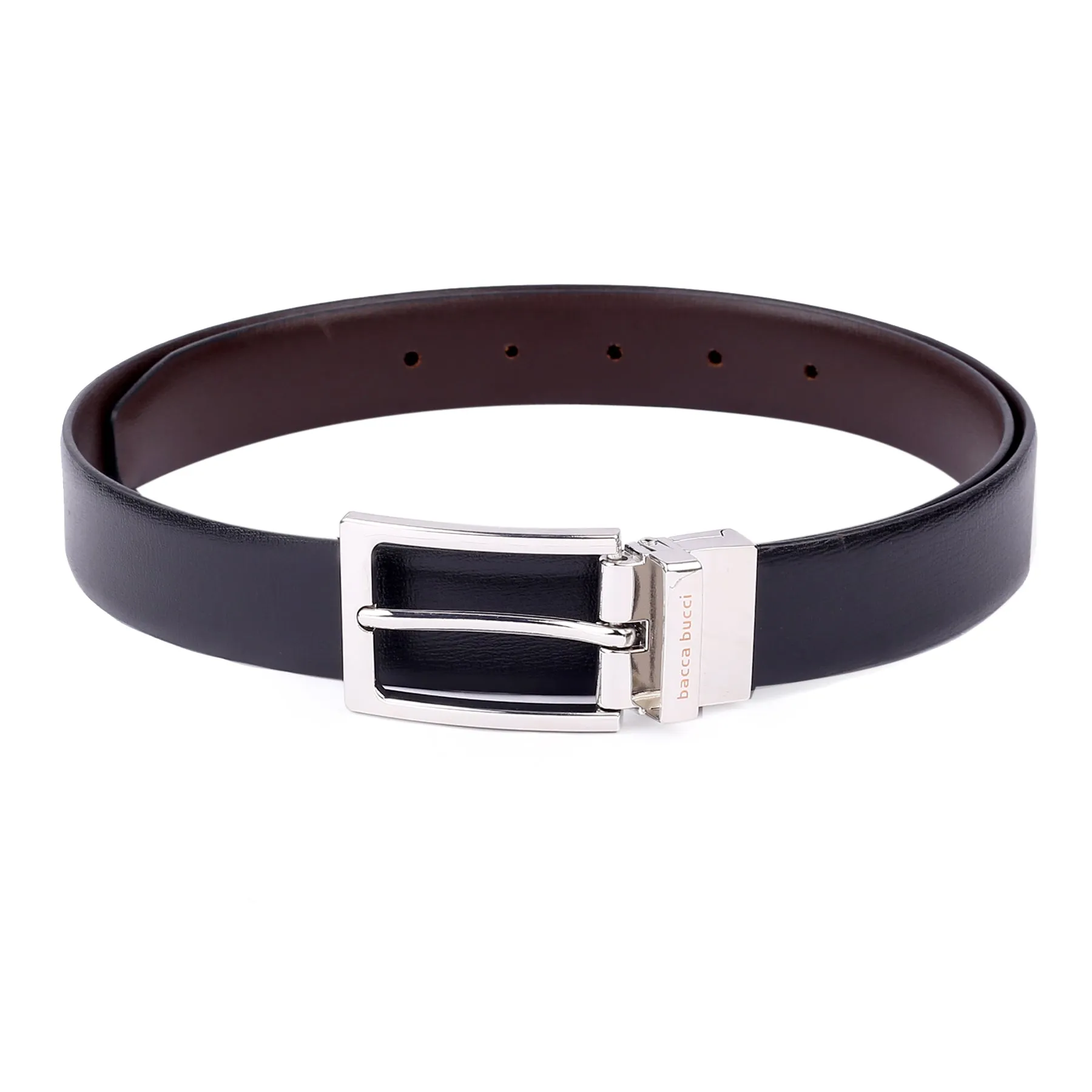 Bacca Bucci Auto reversible dress belt with Genuine Leather