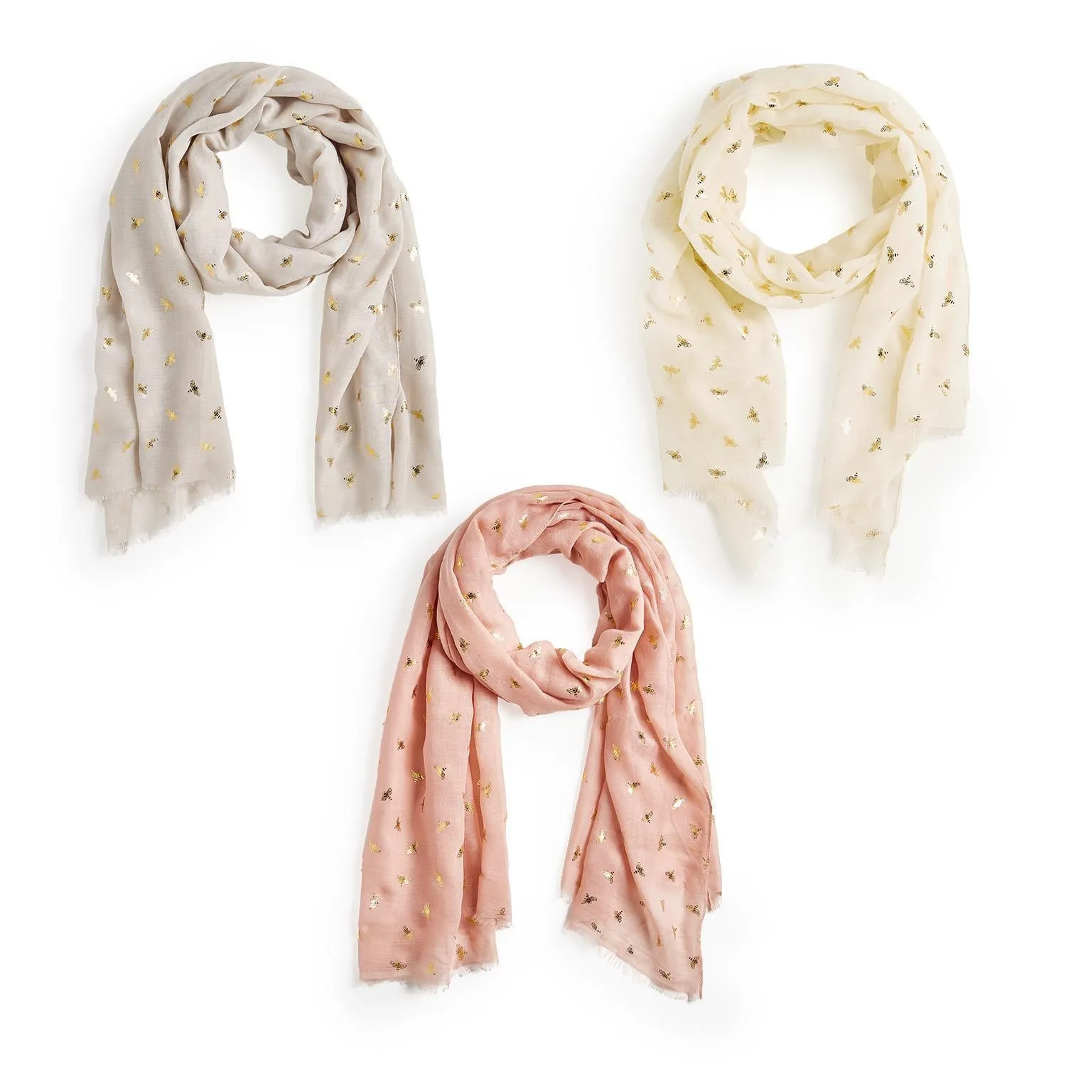 Bee Pattern Scarf