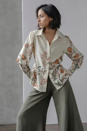 Behati Hand Embroidered Classic Shirt