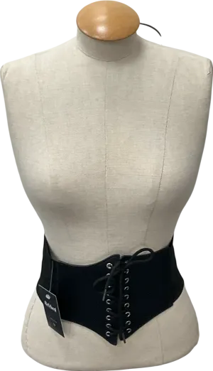 Black Corset Design Belt One Size