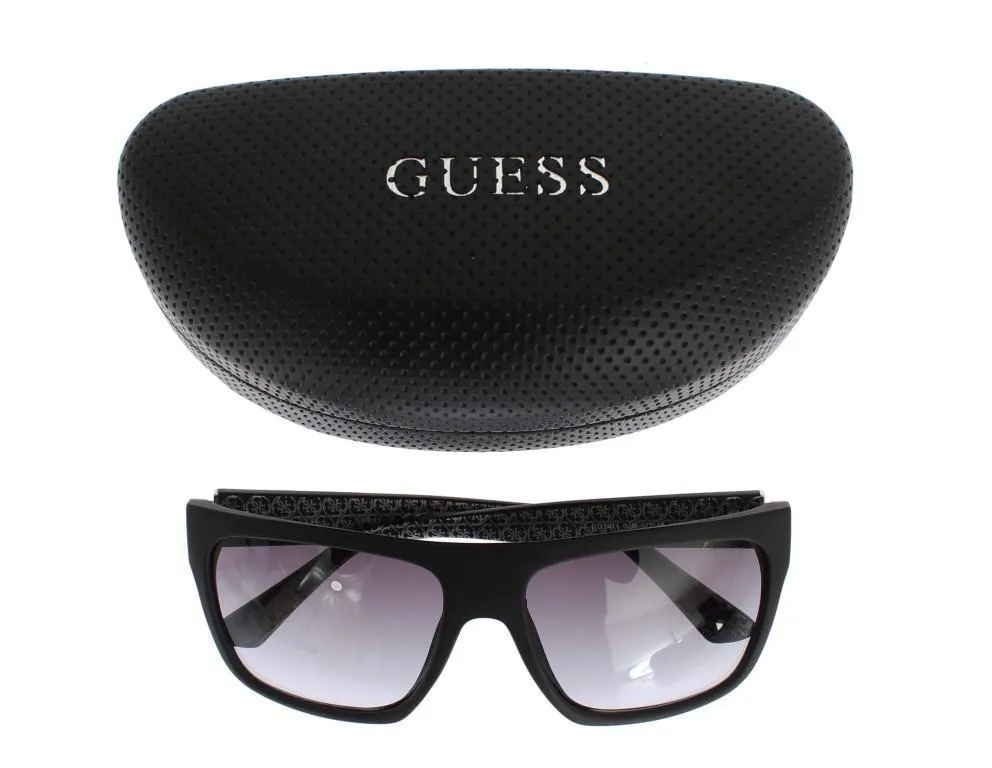 Black Plastic Frame UV Lens Sunglasses