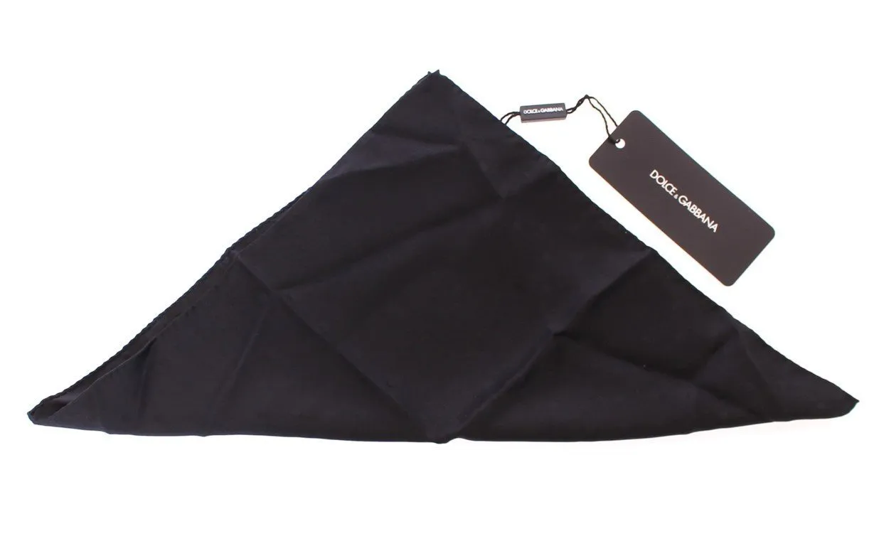 Black Silk Handkerchief